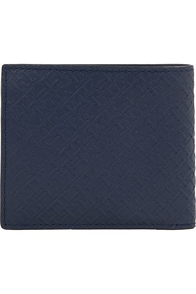 Tommy Hilfiger TH Monogram Leather Credit Card And Coin Wallet