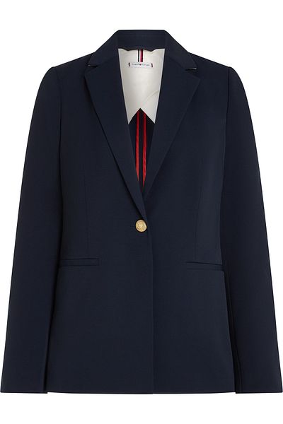 Tommy Hilfiger Gold Button Single Breasted Blazer
