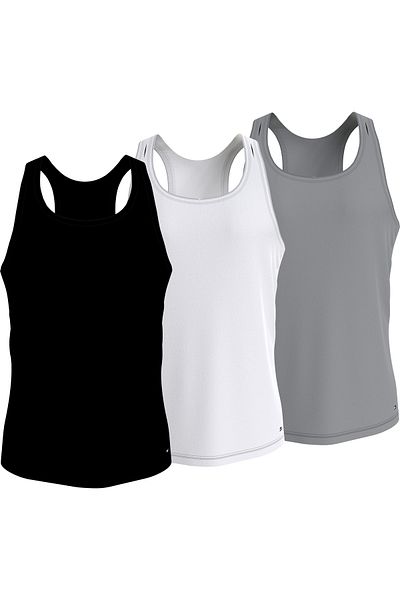 Tommy Hilfiger Ribbed Round Neck Sleeveless Vest