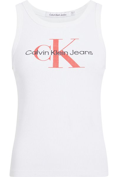 Calvin Klein Women White Crop Top