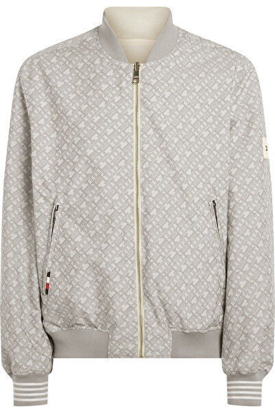 Tommy Hilfiger سترة قاذفة قنابل رياضية مقاومة للماء وقابلة للعكس