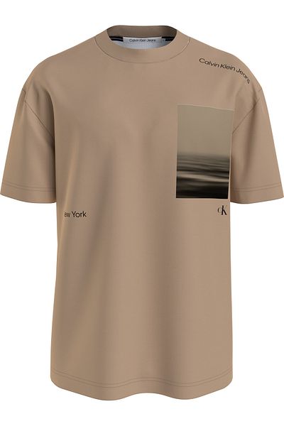 Calvin Klein Printed Crew Neck T-Shirt