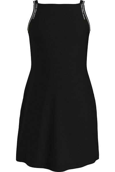 Calvin Klein Logo Strap A-Line Dress