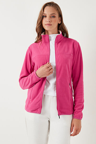 Lela Slim Fit Anti-Pilling Non-Pilling Zippered Pocket Fleece Cardigan Fleece 5907002