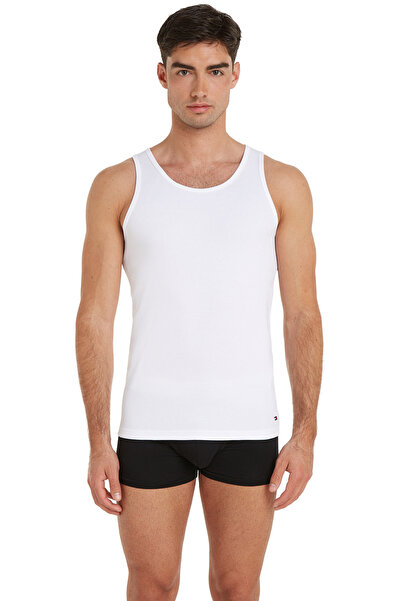 Tommy Hilfiger Ribbed Round Neck Sleeveless Vest