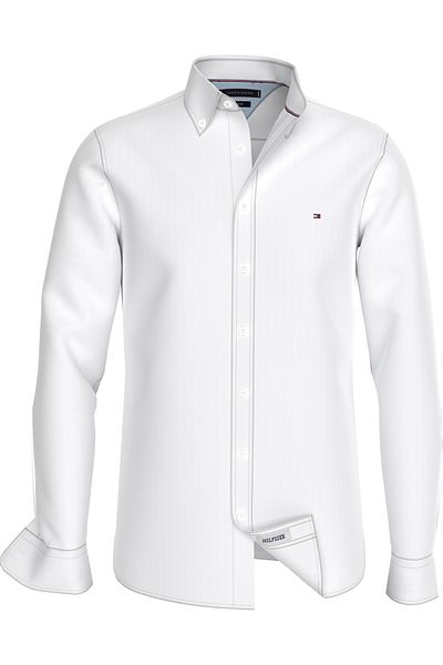 Tommy Hilfiger White Men Shirt