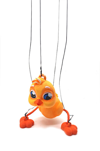 Uçaneller Kuklaevi Cikcik İpli Civciv Kuklası