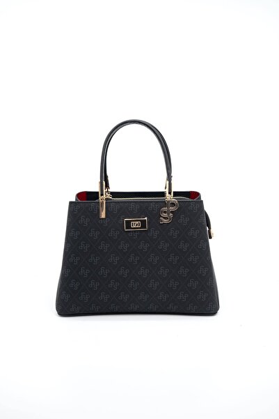 Silver Polo Черна дамска чанта SP1098