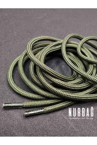 NURBAĞ DOKUMA Sports Shoes Khaki Green Round Tie 120 Cm 1 Pair Yj784512