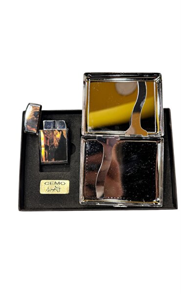 Silver Tabaka + pürmüz çakmak seti özel seri