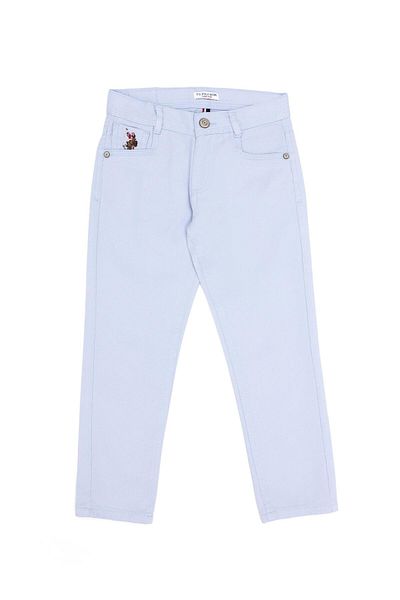 U.S. Polo Assn. Boy's Light Blue Canvas Pants 1578428