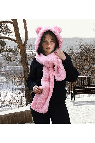Özgüner Oyuncak Pabtex Soft and Comfortable Scarf Hooded Beanie Hat - a Must-Have in Winter