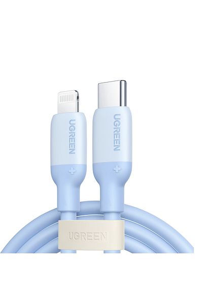 Ugreen USB-C to Lightning Silicone Cable 1m - Navy Blue