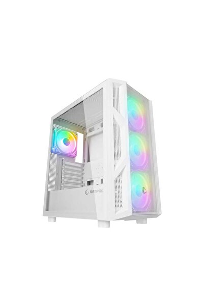 Rampage Humble Mesh 650w 80 Plus Bronze 4x12cm Rgb Fan Atx Mid-t Oyuncu Kasas...