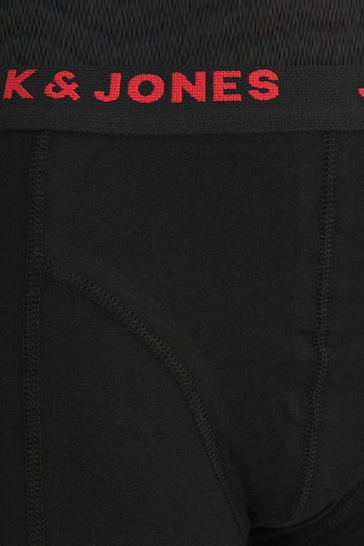 Jack & Jones Παιδικό Πακέτο 3 ίσια μπόξερ - Μαύρο