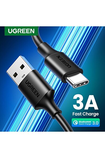 Ugreen كابل شحن ومزامنة بيانات USB إلى USB-C بطول 2 متر - أسود