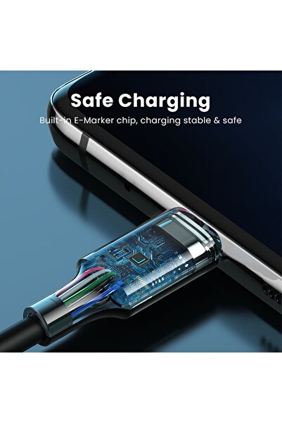 Ugreen USB 2.0 Type-C Male to Male Cable 5A 2m - White