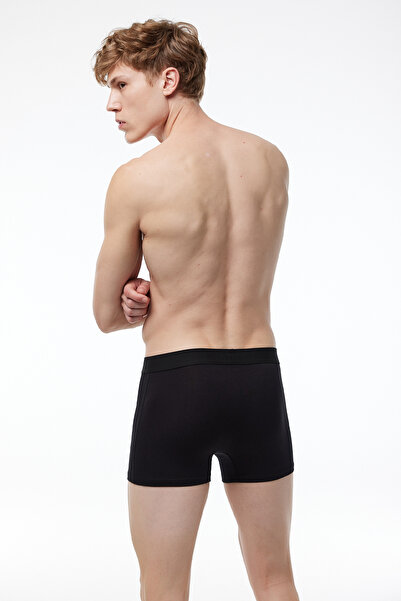 Malabadi Men's Black Modal Boxer 1m014