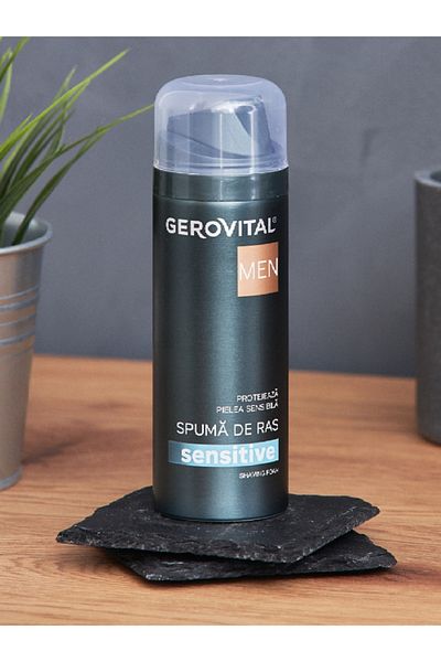 GEROVITAL MEN SPUMA DE RAS SENSITIVE 200ml