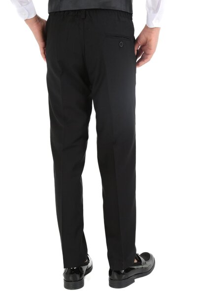 SIRRI Erkek Çocuk Klasik Siyah Kumaş Pantolon