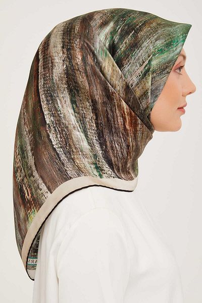 Armine Nostalgia Series Twill Silk Scarf 9012-02Nt