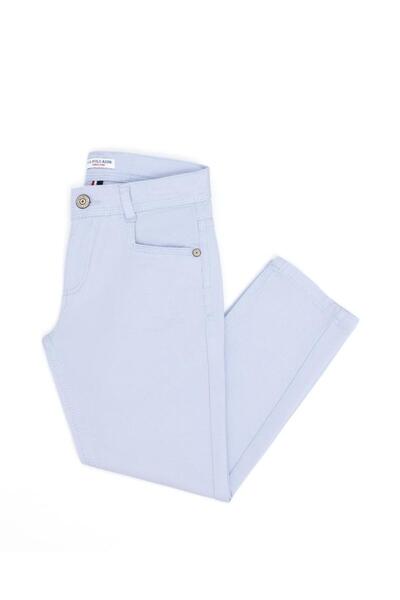 U.S. Polo Assn. Erkek Çocuk Açık Mavi Kanvas Pantolon 1578428