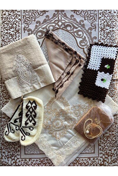 Şatilli Handmade Hediyelik çeyizlik bohça gelin kaynana bohça lif iğne oyalı ...
