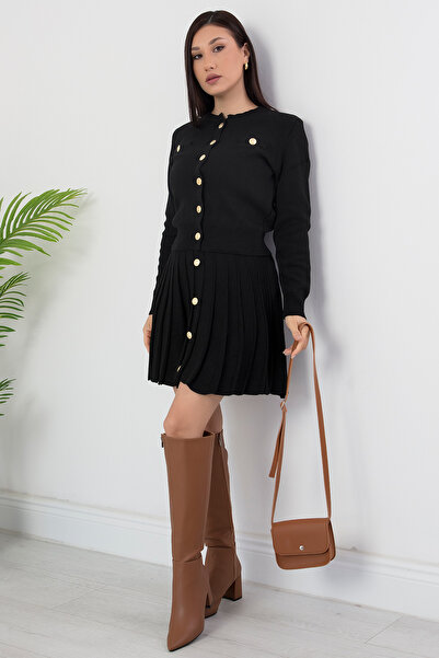 PULLIMM Düğmeli İkili Triko Takım MOD01