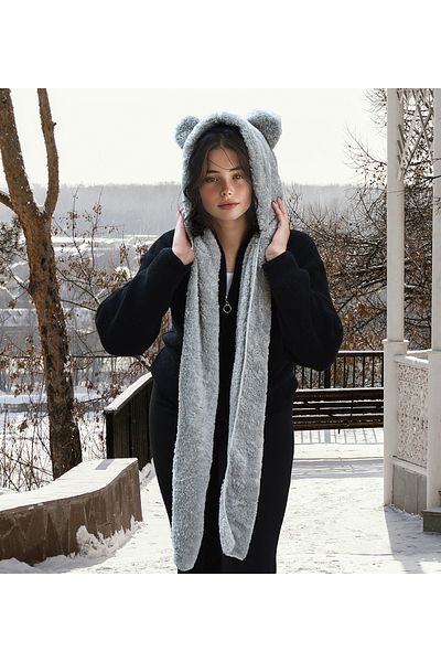 Özgüner Oyuncak Pabtex Soft and Comfortable Scarf Hooded Beanie Hat - a Must-Have in Winter