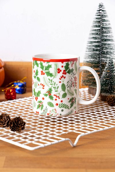 FH finehome Kokina Porcelain Christmas Mug
