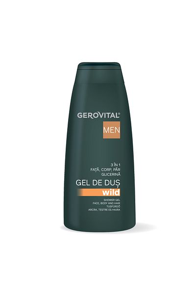 GEROVITAL MEN GEL DE DUS WILD 3IN1 400ml