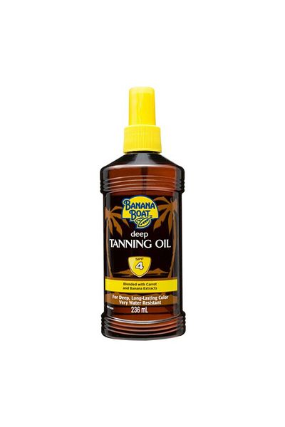 Banana Boat Deep Tanning Oil, SPF 4, 236ml