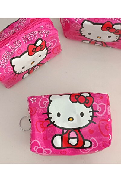 Eva Rose Figured Pink Girls' Wallet Children's Wallet Girls' Coin Purse