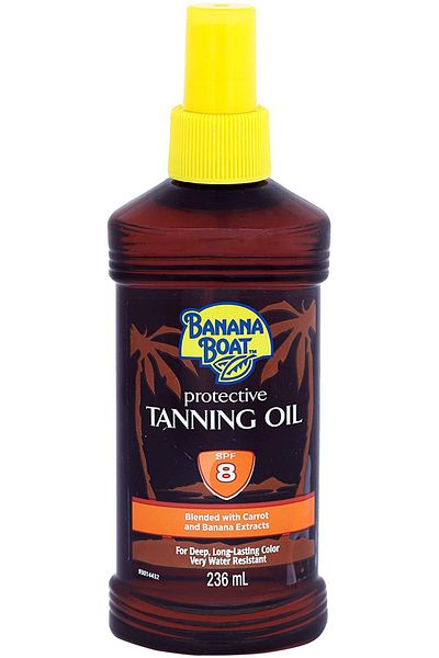 Banana Boat Protective Tanning Oil, SPF 8, 236ml