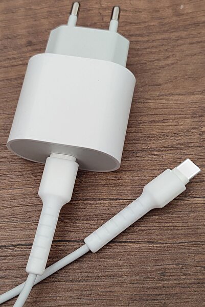 Vip Case 18w/20w Iphone 15 Ve 16 Serisi Ile Uyumlu Kablo Koruyucu Beyaz 2'li Set