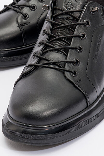 Hammer Jack Pánské boty pro volný čas Surrey se silnou podrážkou z pravé kůže Hj 24815m černá