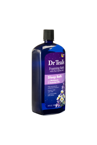 Dr Teals حمام رغوي للنوم مع الميلاتونين 1000 مل
