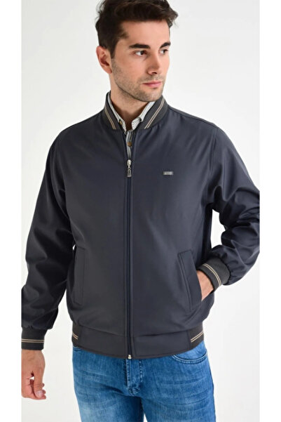 DYNAMO Erkek Antrasit Rahat Kalıp Klasik Mont