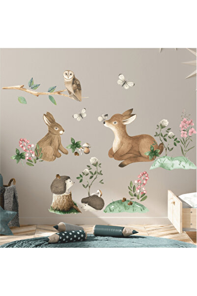 WALLHUMAN Чарівний ліс Настінні наклейки для дитячої кімнати