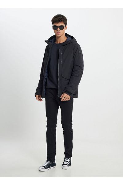 Lee Men's Black Coat L 242506001   Black Coat