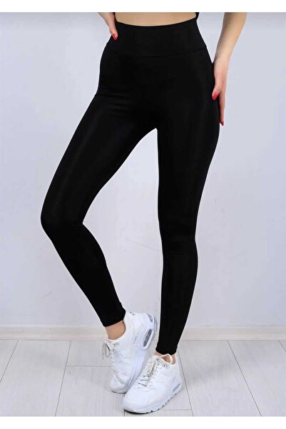 COTAS Şardonlu Kalın Kışlık İçi Polarlı Yüksek Bel Toparlayıcı Tayt YENİ