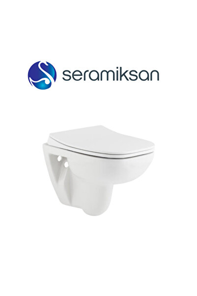 Seramiksan Petite Kanallı Asma Klozet A101001h, Yavaş Kapak