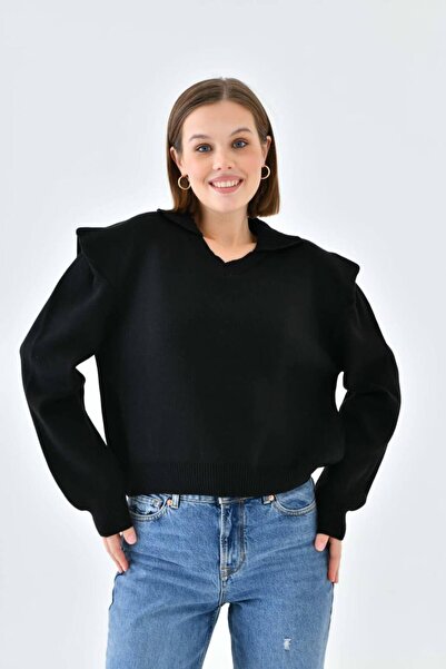 Vovikon Πλεκτό πουλόβερ Polo V λαιμόκοψη μακρυμάνικο 100% ακρυλικό