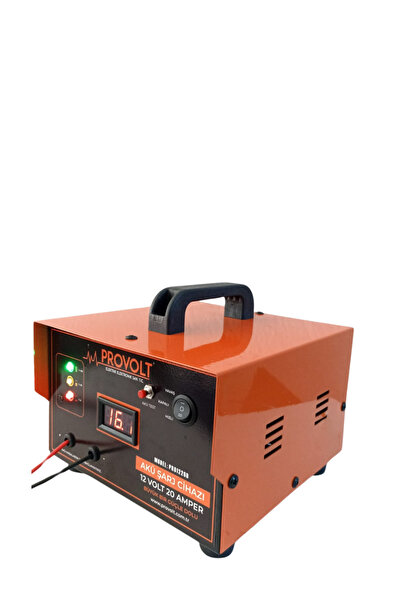 PROVOLT Akü Şarj Cihazı 12 Volt 200 Amper Aküler İçin 2 Yıl Garantili
