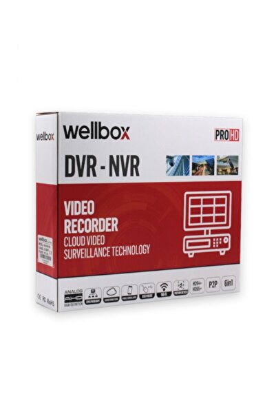 wellbox Dvr Kayıt Cihazı 1080n 16 Kanal 5 In 1 Ahd/CVI/TVI/Analog Güvenlik Kamera Kayıt Cihazı