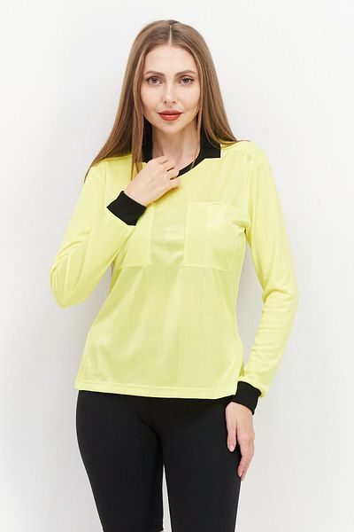 adidas Women Sportswear Fit Long Sleeve Football Jersey, Yellow