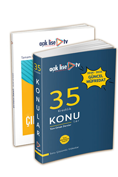 Açıklise Tv Yayınları Açık Lise Ortak Dersler Konu Anlatımı Çıkmış Sorular Se...