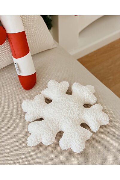 Hestia Home Yılbaşı Kırlent Kar Tanesi Yastık