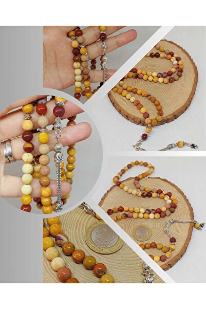 Yasamtohumu Джеспер камінь 99-гранний чотки 8 мм (9805)