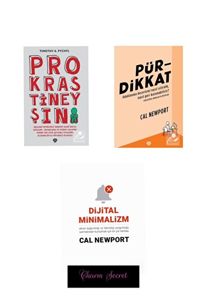 Metropolis Yayınları PROKRASTİNEYŞIN - PÜRDİKKAT - DİJİTAL MİNİMALİZM  II  3'...